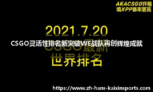 CSGO灵活性排名新突破WE战队再创辉煌成就